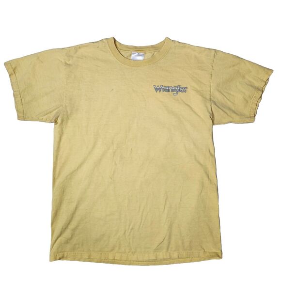 Vtg Wrangler Shirt Mens L Cowboy Chore Workwear Rodeo USA‎ Western Bull Riding - Picture 2 of 7